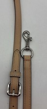 COACH tan leather Silver trigger spring crossbody REPLACEMENT STRAP 43  