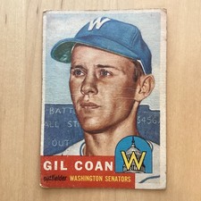 1953 Topps Baseball Gil Coan 133