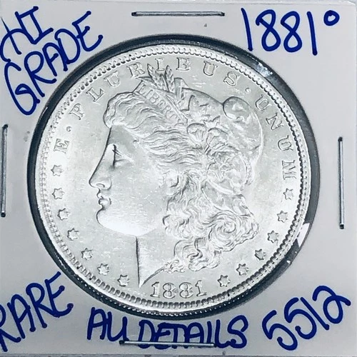 1881 O MORGAN SILVER DOLLAR AUTHENTIC HI GRADE U.S. MINT COIN FREE SHIPPING 5512