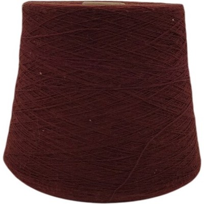 Vintage Burgundy Dark Wine Red Weaving Knitting Crochet Cone Yarn