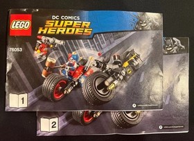 LEGO DC Superheroes Harley Quinn + Bike 76053 Instru Books Gotham Cycle Chase