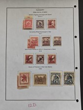 Hungary 1916-20 MH Semi Postal Stamps 10 As Scanned
