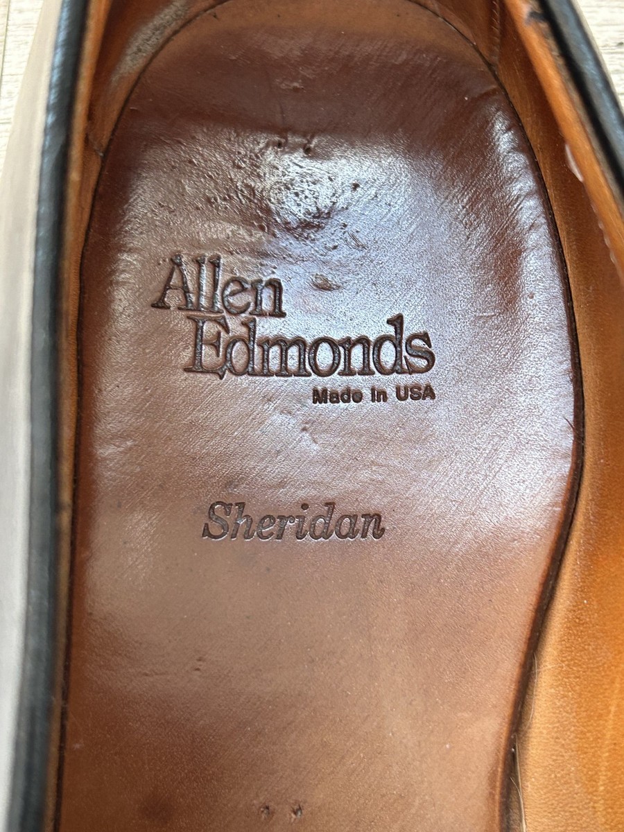 Allen Edmonds Sheridan‎ Shoes Mens Size 11.5 Black Leather Loafers Slip On USA Allen Edmonds Sheridan Penny Loafer Black Leather Slip On  main image 3