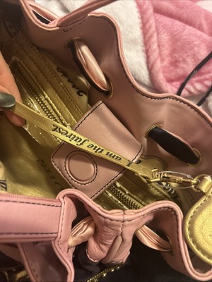 Juicy Couture Indigo Baby Pink Ribbon Bow Velour Daydreamer Juicy Couture Indigo Baby Pink Ribbon Bow Velour Daydreamer