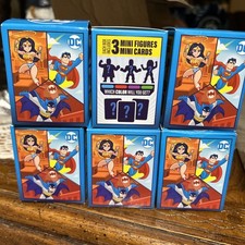 Complete Set Of 6 Wendy’s DC Comic New 3 Box Tops Have A Little Damage
