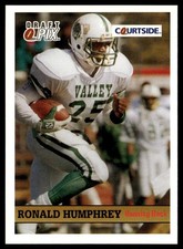1992 Courtside Ronald Humphrey Rookie Mississippi Valley State Delta Devils #98