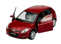 Welly Hyundai I30 Rot 1:34 Die Cast Metal Model Neu Im Kasten 43610