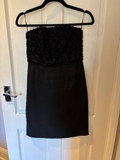 Strapless black mini dress by Stella McCartney. IT/EU size 40. 100% silk.