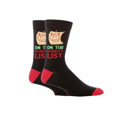 Herren Neuheit Geschenkbox Socken - gemusterte Weihnachtssocken