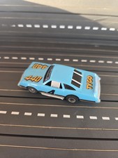 Tyco 440 Magnum Oldsmobile Blue 4 HO Slot Car Body  Chassis Vintage Rare WOW
