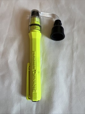 Pelican 1900 Browning Edition Submersible Flashlight, Neon Green