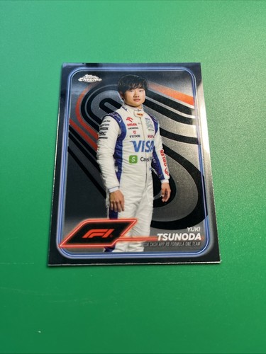 2024 Topps Chrome Edition Formula 1 - F1 Drivers Yuki Tsunoda #17. 🤍💙