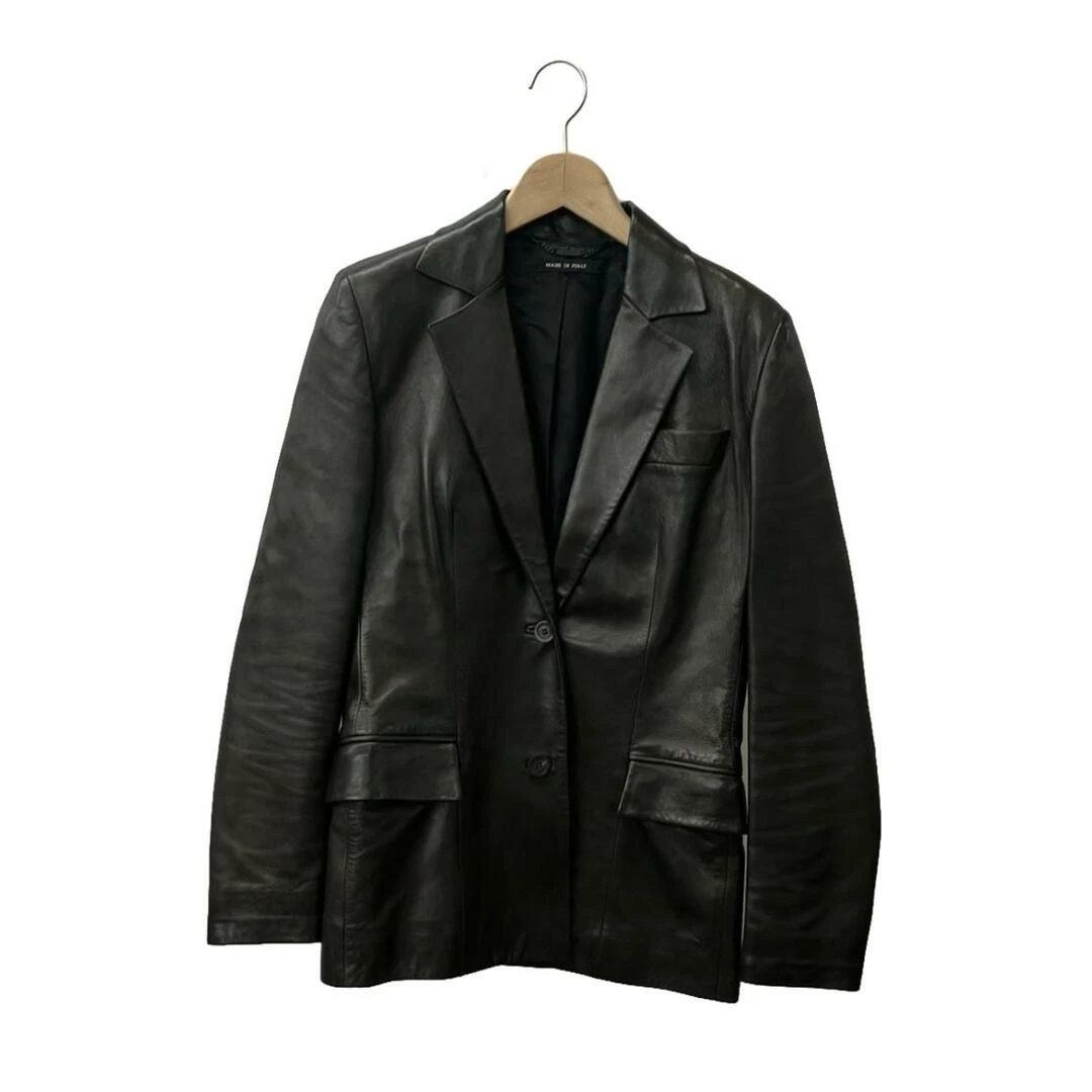 Gucci Giacca Sartoriale Pelle Donna 38 Dettagli Danneggiati ・Tuta: Odore Rugoso