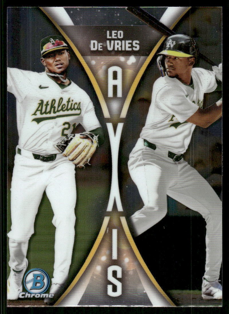 2025 Bowman Draft #A-19 Leo De Vries Axis