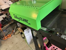 Riley Hopkins Screen Printing Press & Riley Cure Conveyor Dryer.