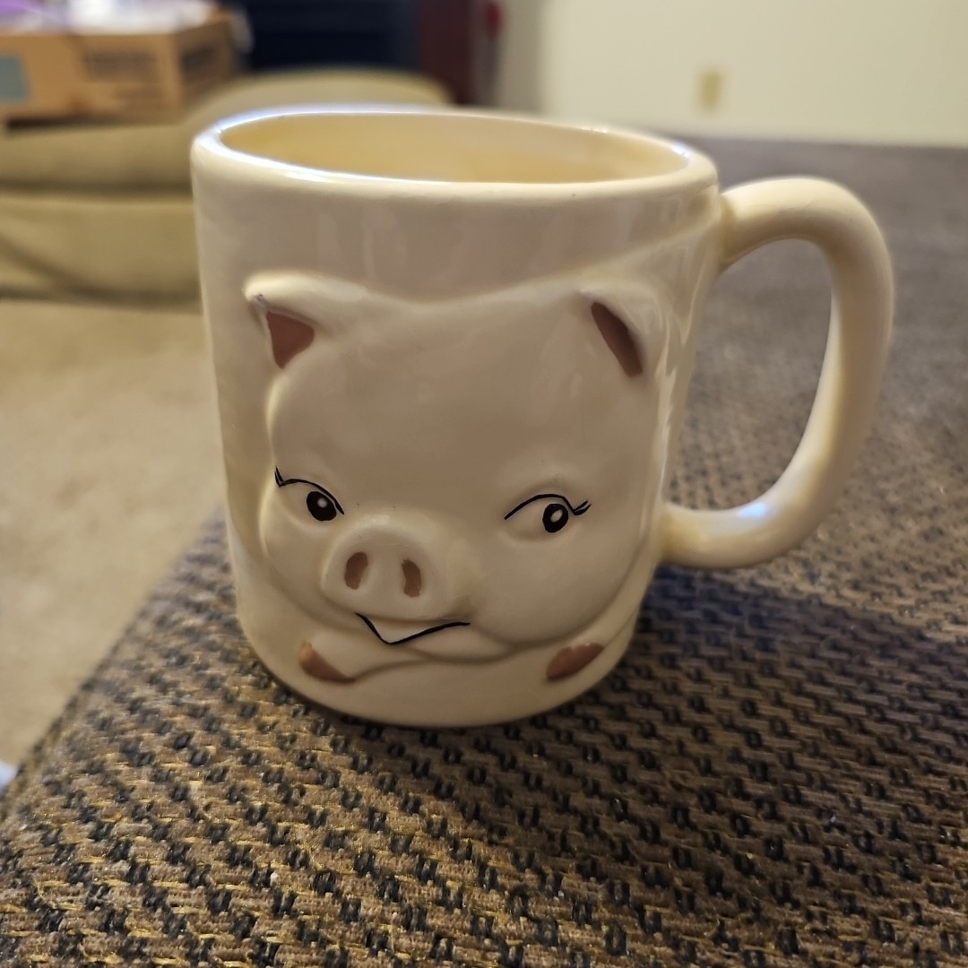 Vintage Pig Coffee Mug Made in Japan 3D Effect | eBay