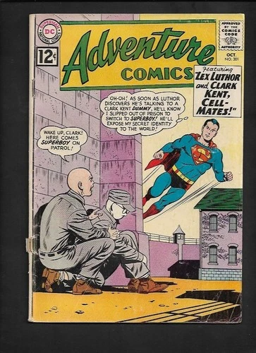 Adventure Comics #301 October 1962 DC Comics Lex Luthor  Vintage Free Shipping