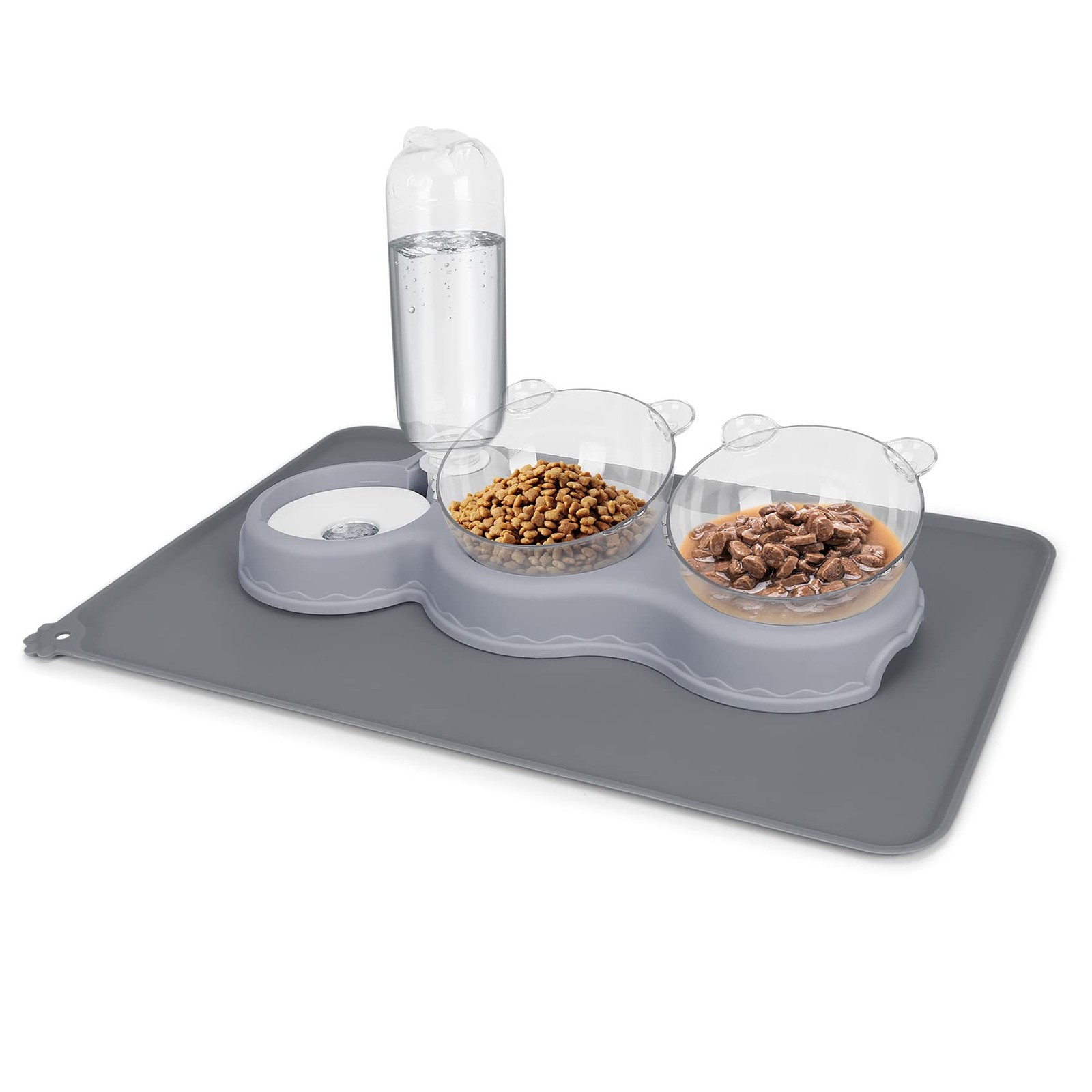 And Water, Plastic Raised Cat Bowls With Automatic ...
