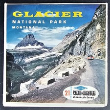 Glacier National Park View Master Packet A296 3 Reel Set Montana Sawyer's Stereo