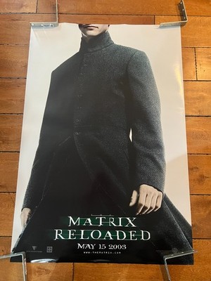 2003 THE MATRIX RELOADED Original Movie Poster 27x40 Rolled DOUBLE SIDED