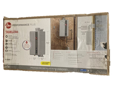 RHEEM Tankless Water Heater EC0180DVELN-3 SS NAT GAS