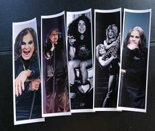 Ozzy Osbourne - Set of 5 long glossy photo prints 30 x 8cm each 