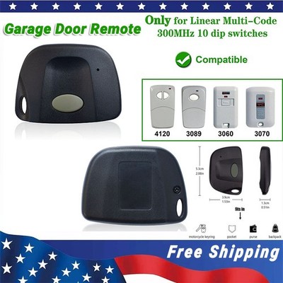 3089 Multi-Code Gate Opener 300 MHz, 308911/1089/3070/3060 Remote Clicker 10-Dip