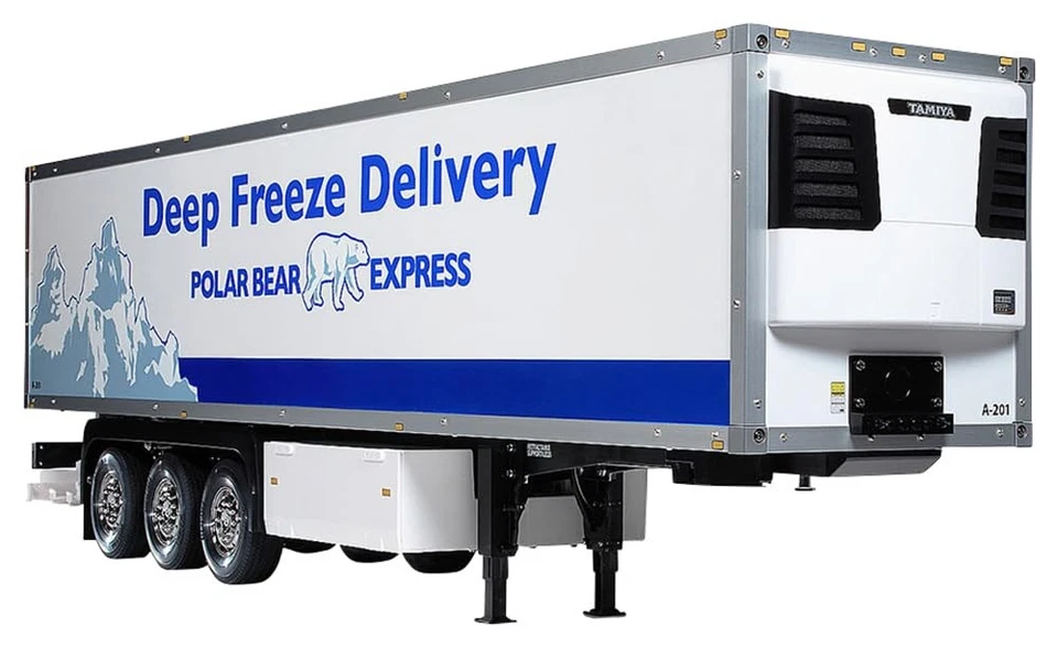 Tamiya 1/14 RC Big Truck No.19 3-Axle Reefer Semi-Trailer 56319 Polar Bear Japan - Photo 3/4