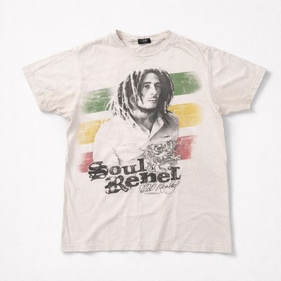 Bob Marley 2008 Zion Rootswear Positive Vibration Shirt Reggae Music Medium Y2K
