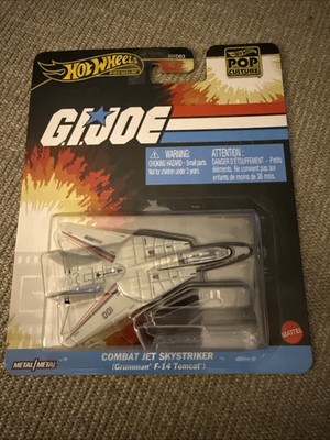 Hot Wheels Premium Pop Culture GI Joe Combat Jet Skystriker Grumman F-14 Tomcat