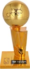 Larry Bird Celtics Signed Replica Finals Trophy with Sublimated Plate - Fanatics
