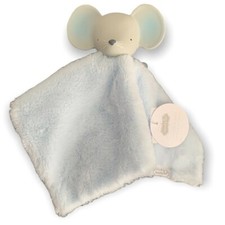 MUDPIE Mud Pie RATÓN AZUL Mordedor de Goma Woobie Lovey Manta de Seguridad Juguete para Bebé