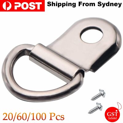 20/60/100 Pcs D-Ring Painting Picture Wall Frame Hanger Hanging