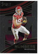 (012) 2023 Select Select Numbers #NMB-TKE Travis Kelce
