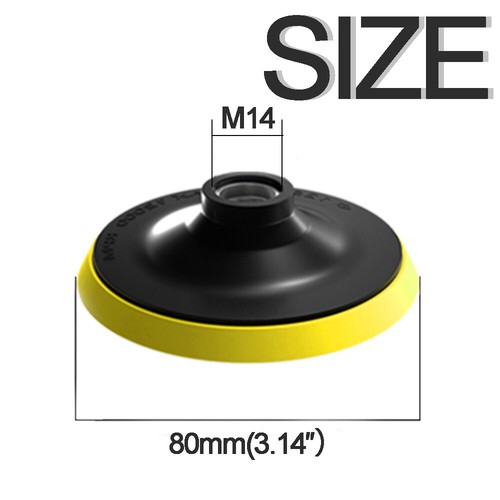 80mm Backer Pad Hook&Loop Backing Plate for Buffing Polishing Pad Sanding Disc - Foto 3 di 8