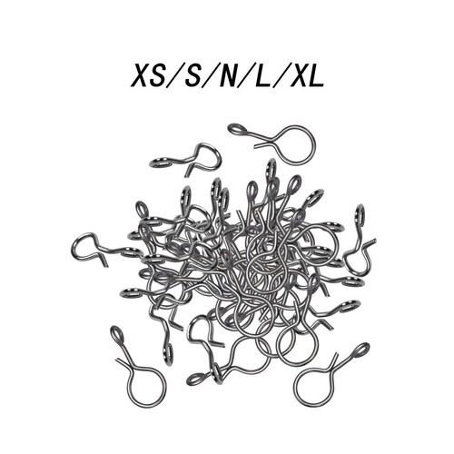 50 Mousquetons De Pêche PATIKIL #0 En Acier Inox – Change Tes Leurres En Un Clic, Solide Et Anti-rouille, Pour Eau Douce Ou Salée