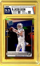 2020 Donruss Optic Rated Rookies Orange /199 Jacob Eason #162 HGA 9.5 R6220J