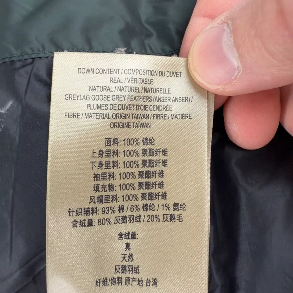 Burberry Green Puffer Down Jacket Women’s Size XS - Image 4 of 4