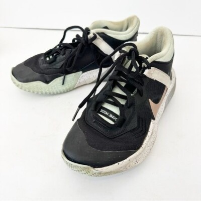 NIKE Big Kid Air Zoom Crossover Basketball Shoes Black/Bronze/Mint Size 5Y