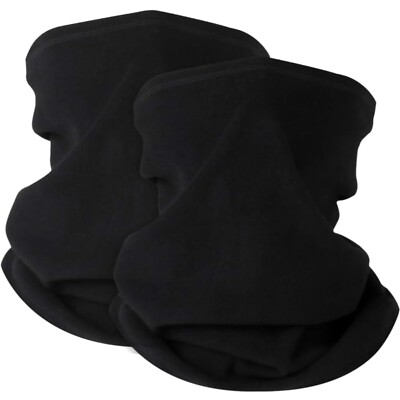 Damen Herren Winter Loop Schal Fleece Winddicht Ski Maske Schlauchschal