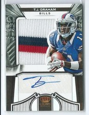 2012 Crown Royale TJ T.J. Graham SILHOUETTE PRIME PATCH RELIC AUTO RC #284 /149