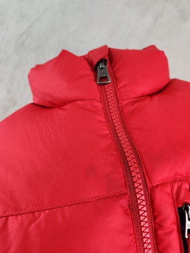 Polo Ralph Lauren gefütterte Gänsedaunenweste Reißverschluss rot Kinder Small 8 - Bild 9 von 13