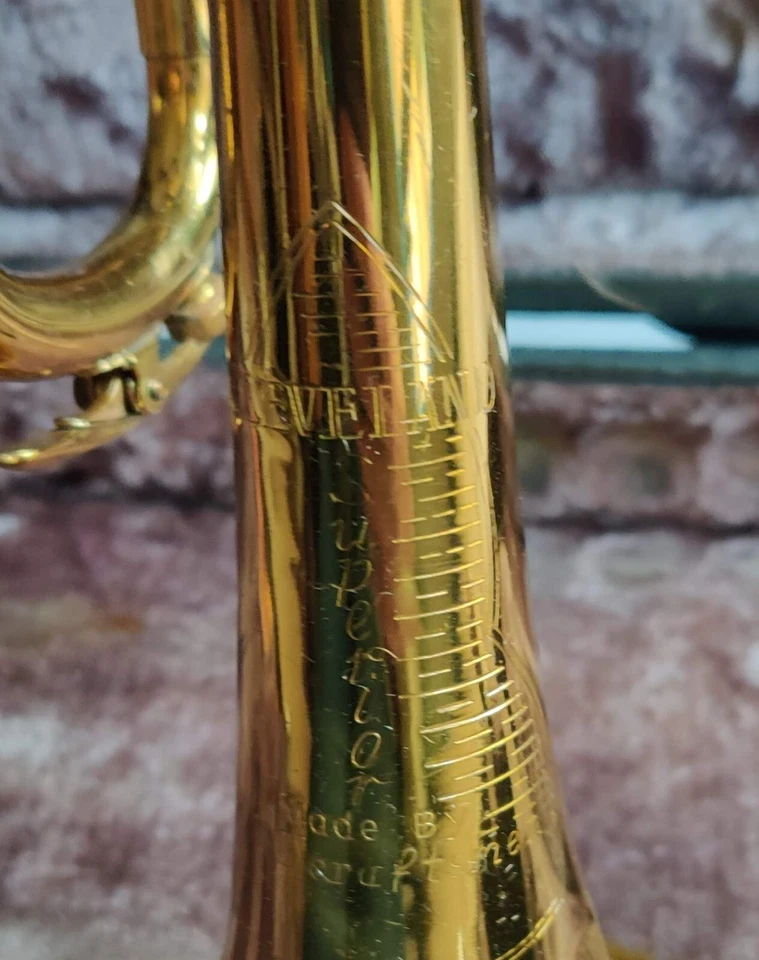 Trompeta Cleveland King Superior vintage finales de los años 60 con estuche Foto 2 de 4