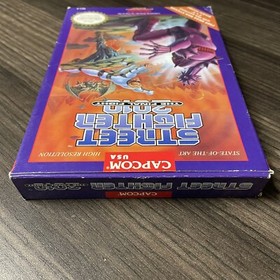 Street Fighter 2010: The Final Fight Nintendo NES CB Game Cartridge + Box