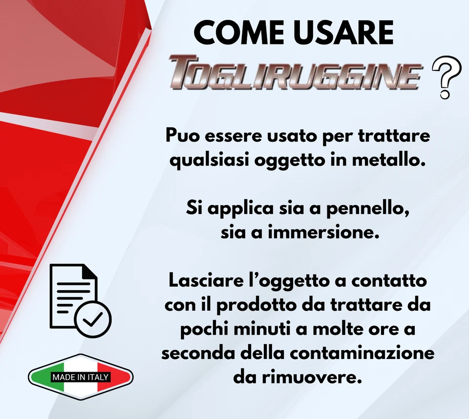 CONVERTITORE DI RUGGINE ELIMINA RIMUOVI SCIOGLIRUGGINE FERRO CON CONVERTIRUGGINE - Immagine 4 di 4
