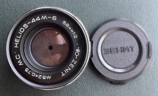 Zenit Helios-44M-6 Black 58mm 1:2 Portrait Camera Lens, MC