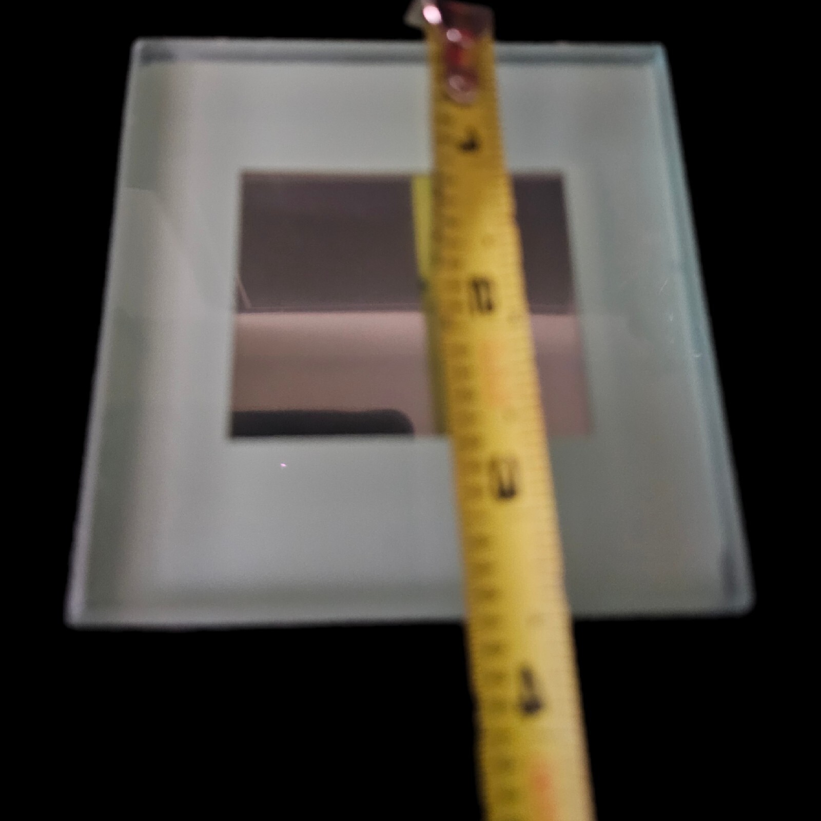 COASTER FRAME Heavy Glass 4-set w/Wooden Holder and Picture Insert | eBay