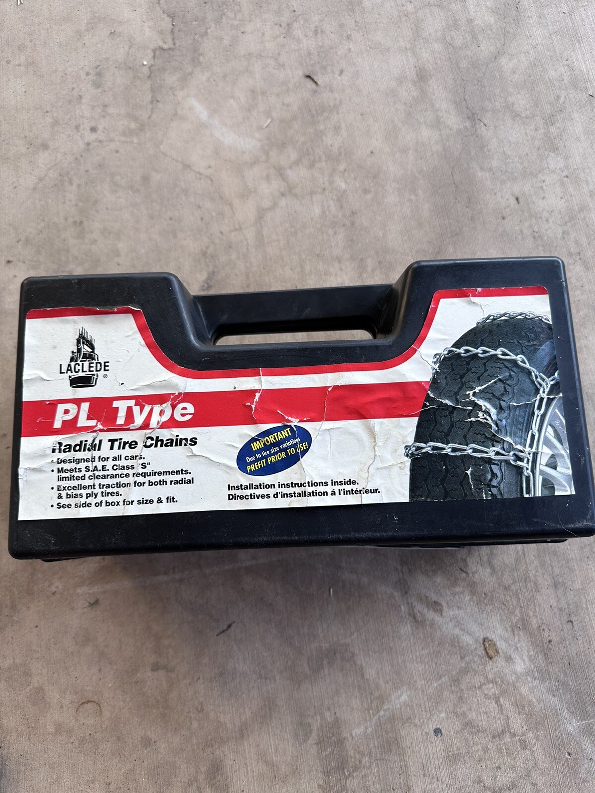 LACLEDE PL Type 1138 Tire Chains 14 To 17 Inch in Storage Box eBay