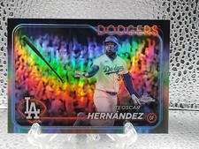 2024 Topps Chrome Teoscar Hernandez Refractor #57 LA Dodgers