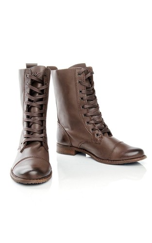 Boxfresh U Joyce Leather Shoes Lace-Up Ankle Boot Biker Boots - Picture 3 of 11